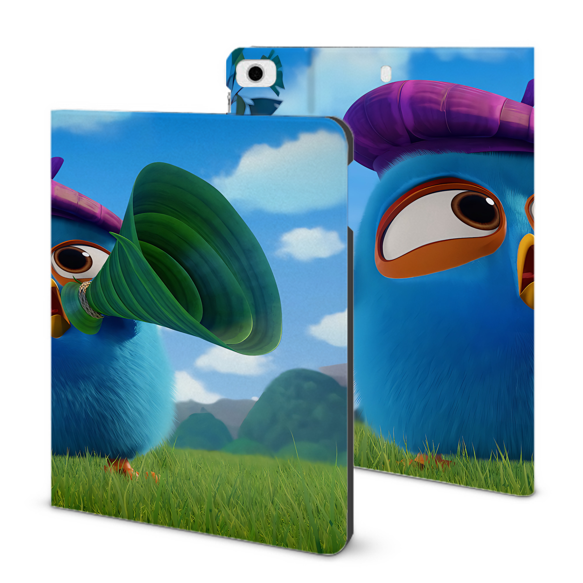 （画像用） Angry Birds アングリーバード IPad ケース ブック型 PUレザー TPU 耐衝撃 軽量 薄型 ペン収納なし 全面保護 IPad 各モデル対応